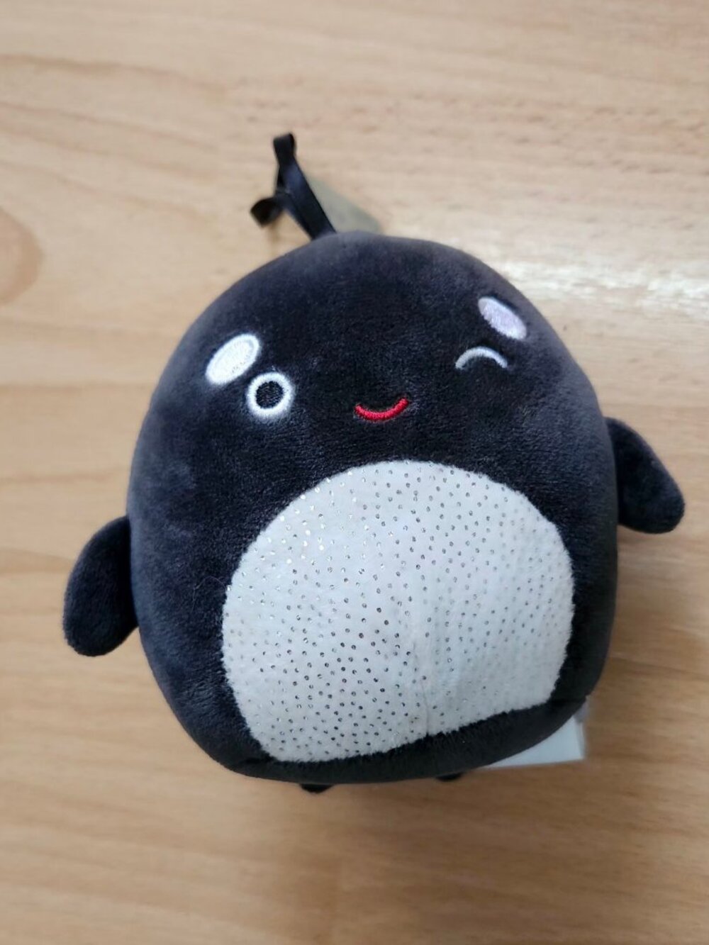 Squishmallows Kai the Orca Ornament Plush 5"